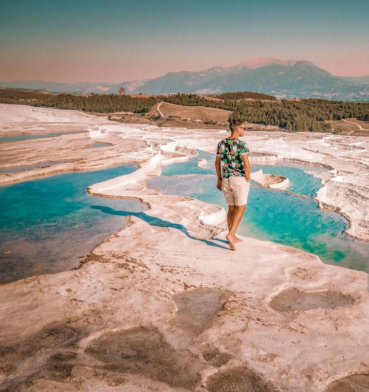 Pamukkale Tour with Hot Air Balloon Flight from Belek