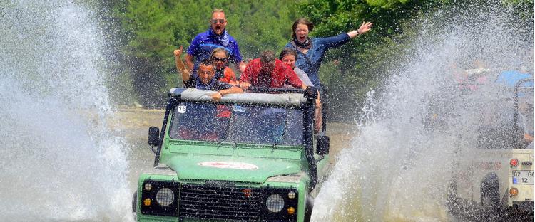 Rafting, Zipline and Jeep Safari Tour / 3-in-1 Adventure